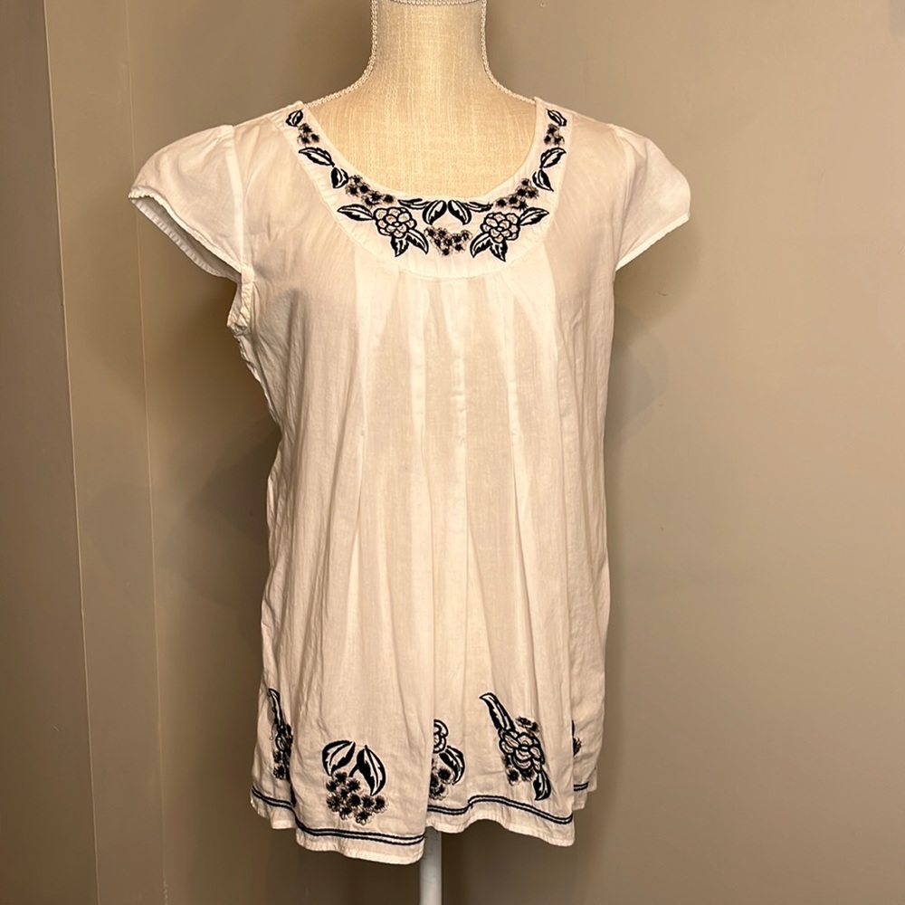 ART AND SOUL COTTON BLOUSE